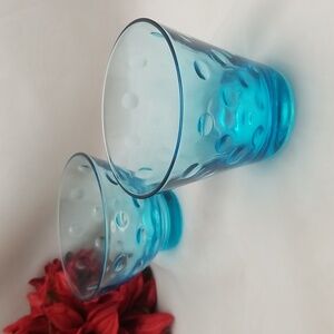 Mid Century Hazel Atlas Capri Dots Glasses